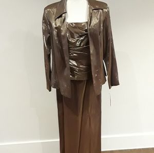Brown dress set
